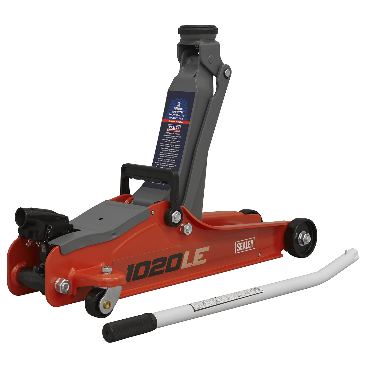 Sealey Low Profile Short Chassis Trolley Jack 2 Tonne