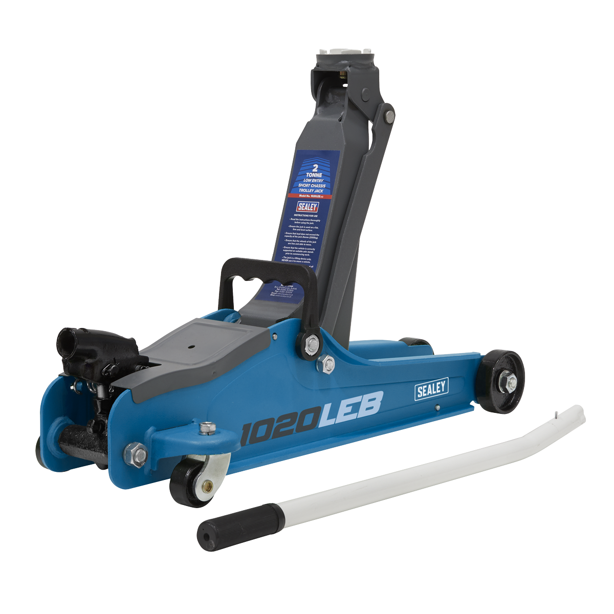 Sealey Low Profile Short Chassis Trolley Jack 2 Tonne