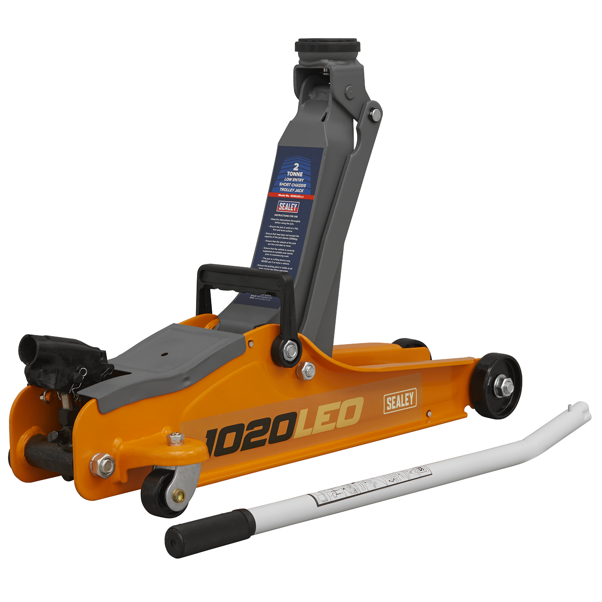 Sealey Low Profile Short Chassis Trolley Jack 2 Tonne