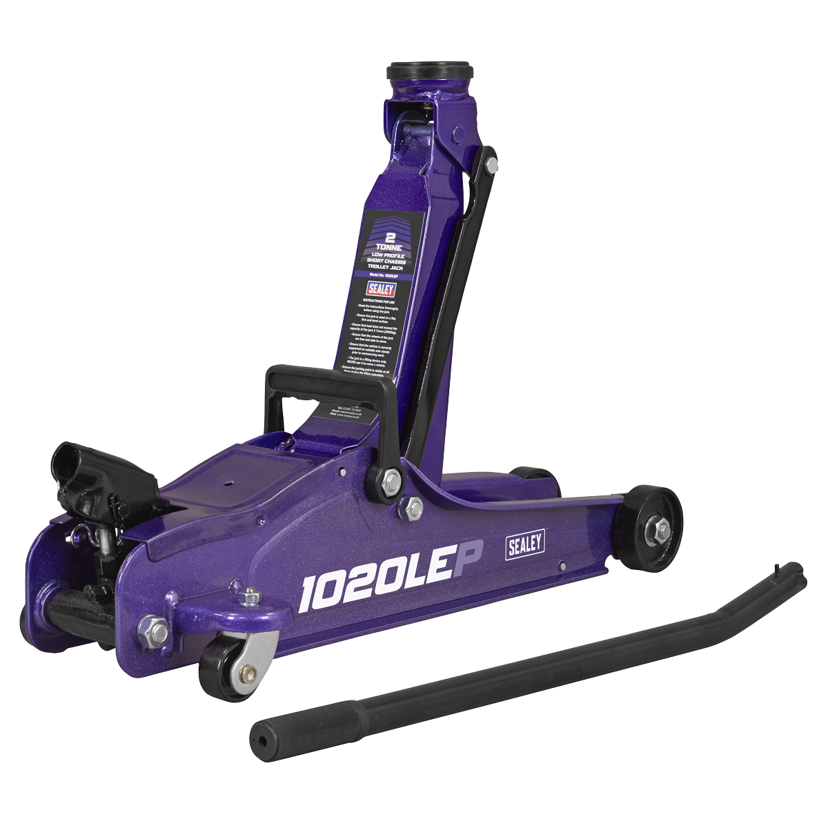 Sealey Low Profile Short Chassis Trolley Jack 2 Tonne