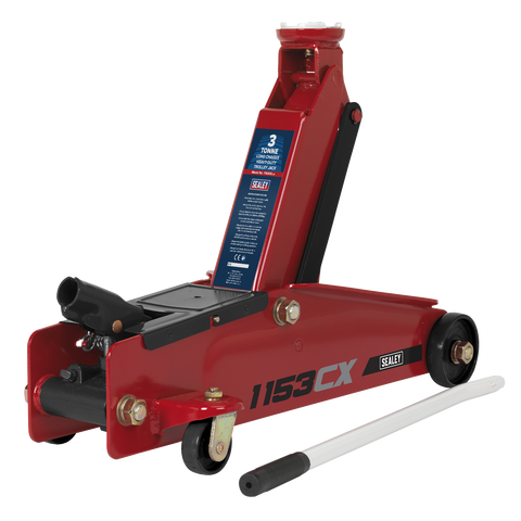 Sealey Heavy-Duty Long Reach Trolley Jack 3 Tonne