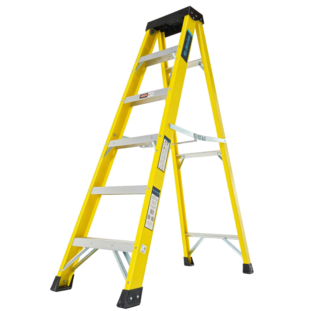 INSUL8-S Fibreglass Professional Swingback Step Ladder