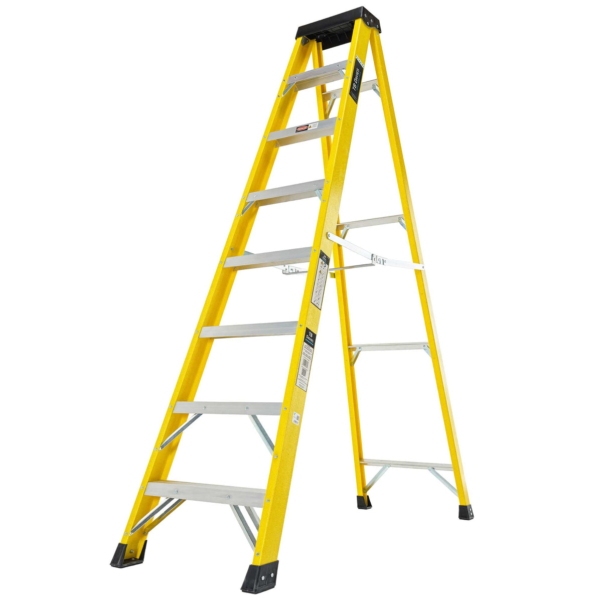 INSUL8-S Fibreglass Professional Swingback Step Ladder