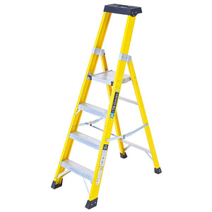 INSUL8-P Fibreglass Professional Platform Step Ladder