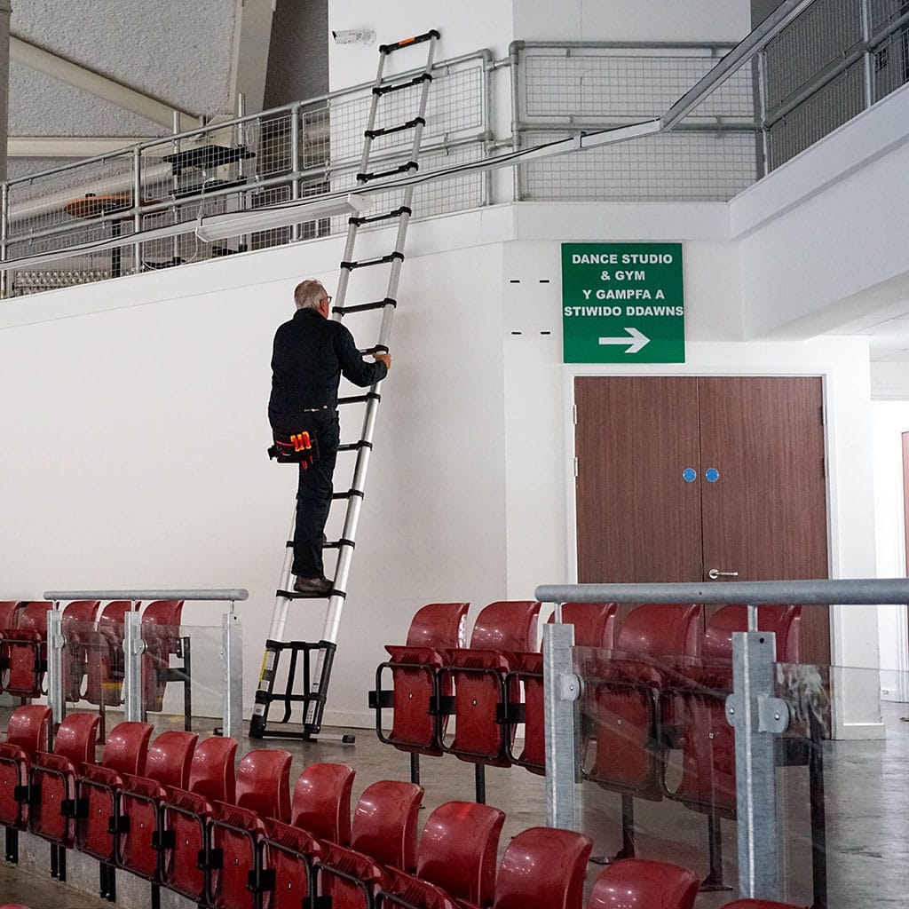 TB Davies XTEND+CLIMB Aluminium Super ProSeries Telescopic Ladder TB Davies 