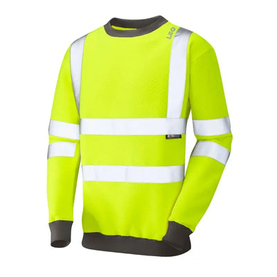 LEO WINKLEIGH ISO 20471 Cl 3 Crew Neck Sweatshirt LEO 