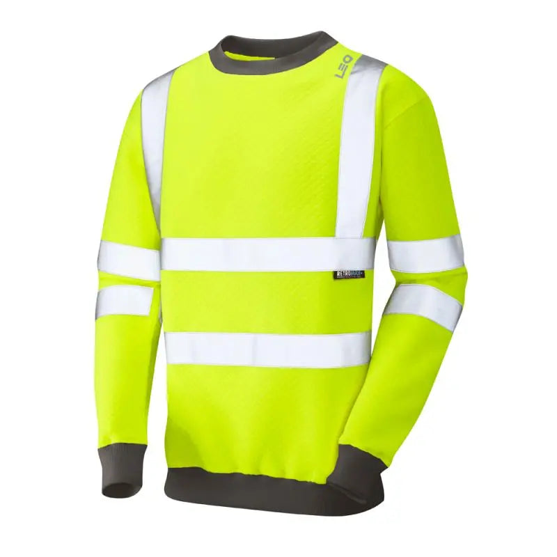 LEO WINKLEIGH ISO 20471 Cl 3 Crew Neck Sweatshirt LEO 