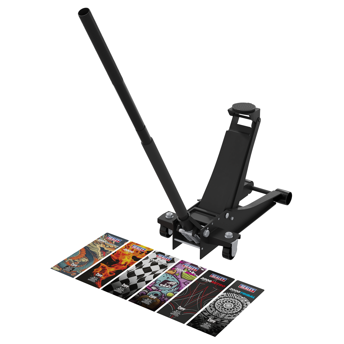 Sealey Low Entry Custom Design Trolley Jack with Rocket Lift 2 Tonne