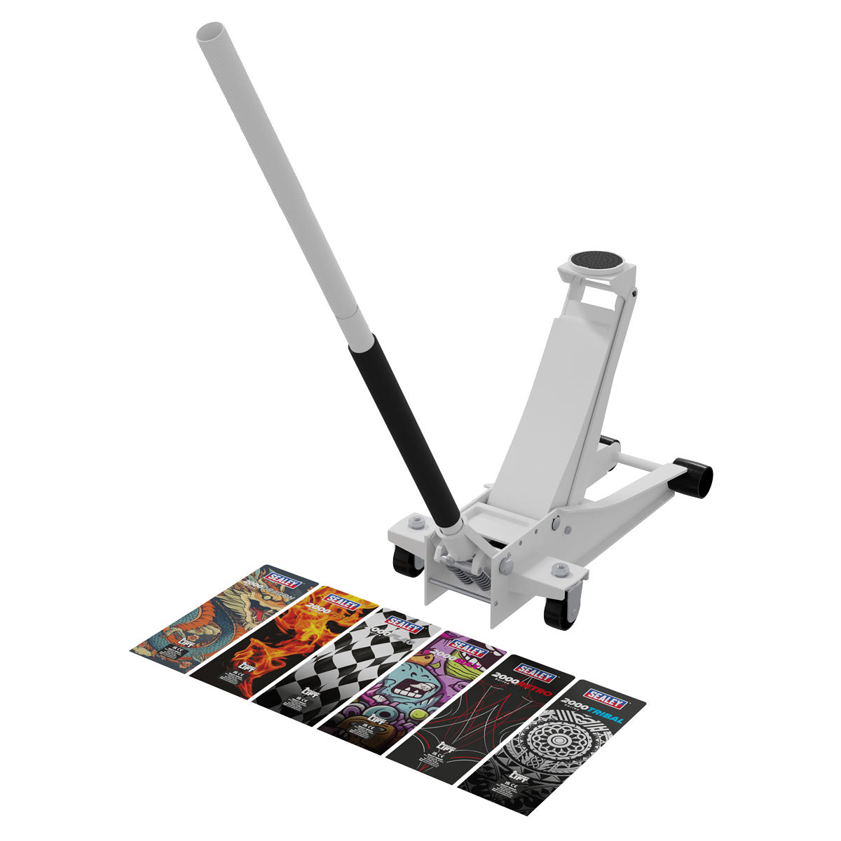 Sealey Low Entry Custom Design Trolley Jack with Rocket Lift 2 Tonne