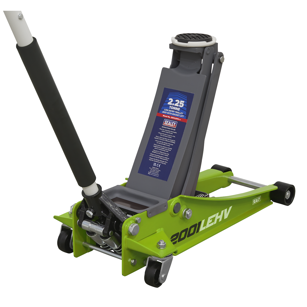 Sealey Low Profile Rocket Lift Trolley Jack 2.25 Tonne