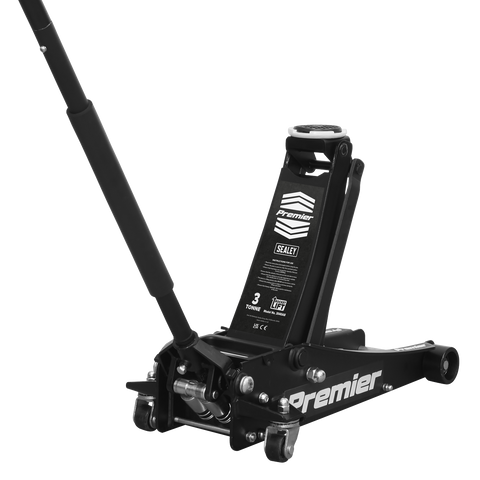 Sealey Premier Low Profile Trolley Jack with Rocket Lift 3 Tonne