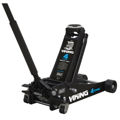 Sealey Viking Low Profile Professional Trolley Jack with Rocket Lift 4 Tonne