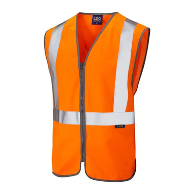 LEO EGGESFORD ISO 20471 Cl 2 Railway Zip Waistcoat LEO 