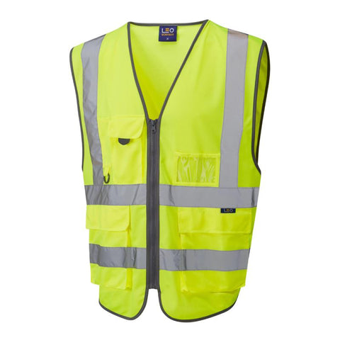 LEO BARNSTAPLE ISO 20471 Cl 2 Superior 3-Part Waistcoat