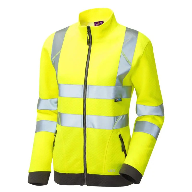 LEO HOLLICOMBE ISO 20471 Class 2 Women's Zipped Sweatshirt LEO 