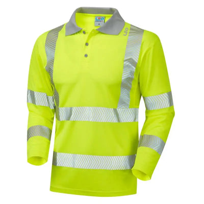 LEO BARRICANE ISO 20471 Cl 3 Coolviz Plus Sleeved Polo Shirt LEO 