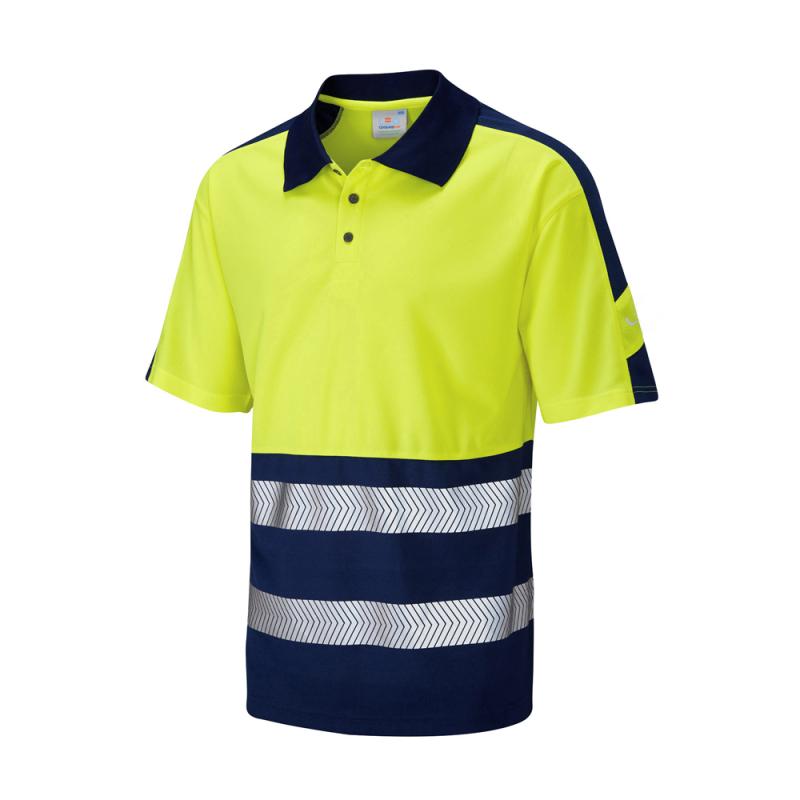 LEO WATERSMEET ISO 20471 Cl 1 Dual Colour Coolviz Plus Polo Shirt LEO 