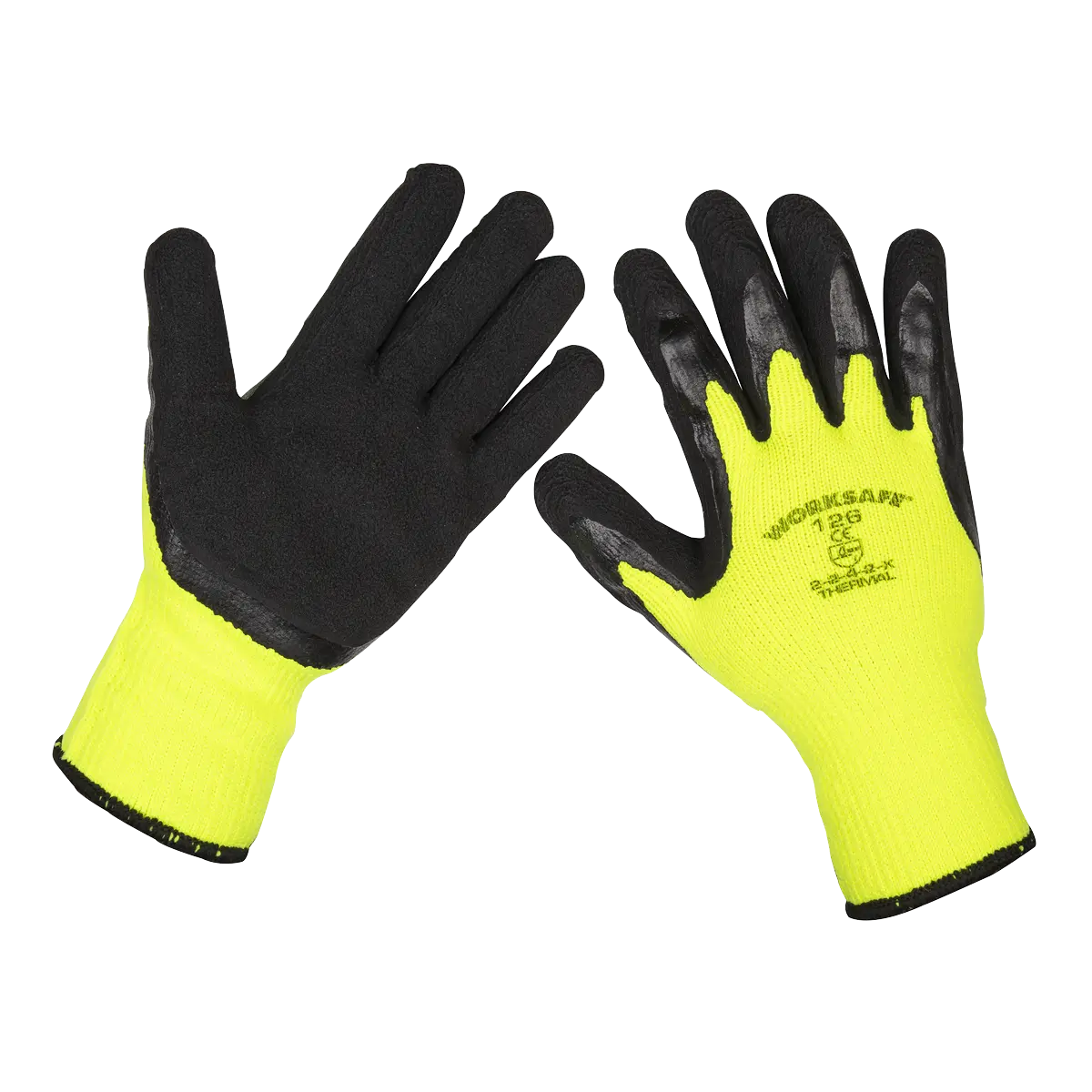 Worksafe® Thermal Super Grip Gloves Sealey 