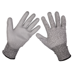 Sealey Worksafe® Anti-Cut PU Gloves (Cut Level C)