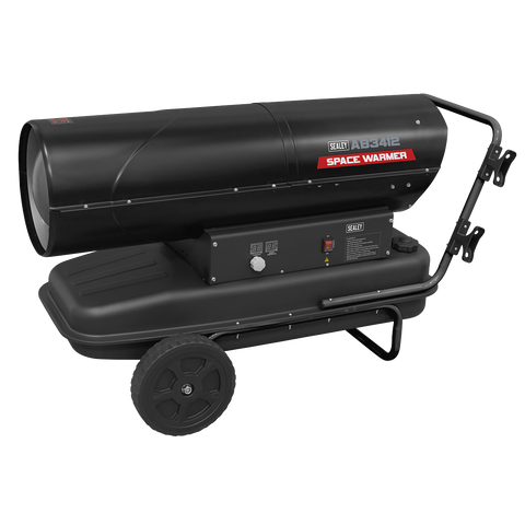 Sealey Space Warmer® Kerosene/Diesel Heater with Wheels 340,000Btu/hr