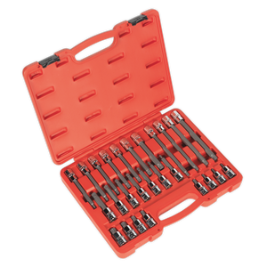 Sealey Premier Spline Socket Bit Set 1/2