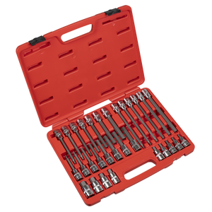 Sealey Hex Socket Bit Set 30pc 1/2