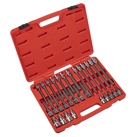 Sealey Hex Socket Bit Set 30pc 1/2"Sq Drive