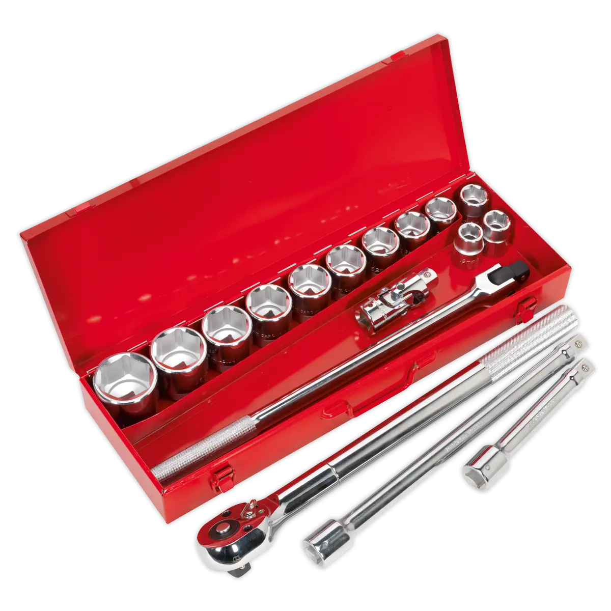 Sealey Premier Socket Set 3/4"Sq Drive 17pc Sealey 