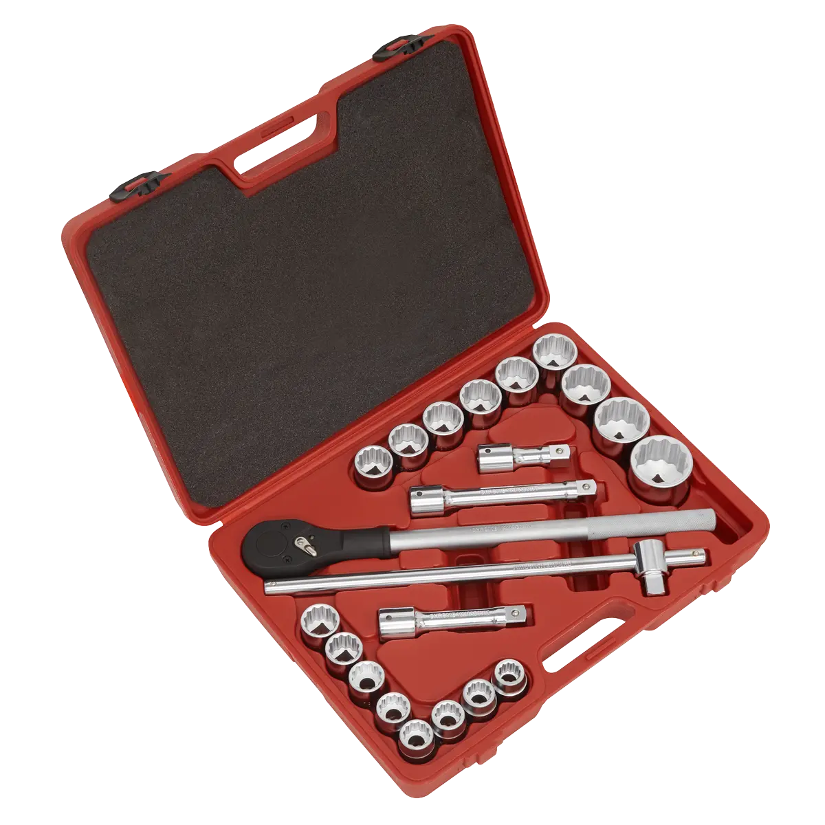 Sealey Premier Socket Set 3/4"Sq Drive 12-point 22pc Sealey 