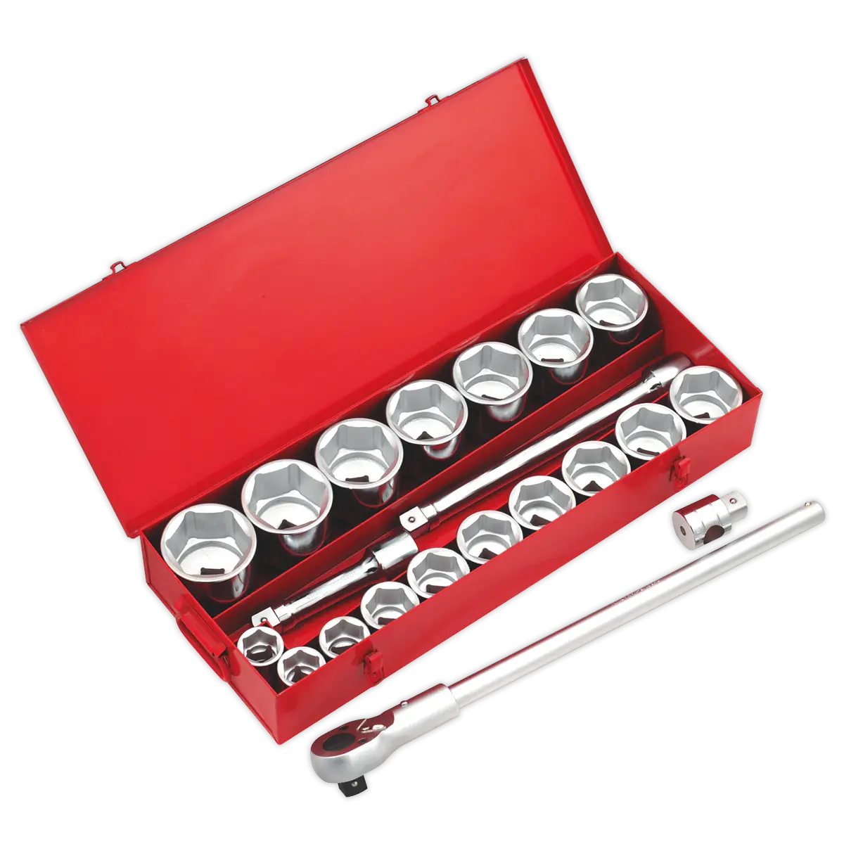 Sealey Premier Socket Set 1"Sq Drive 22pc Sealey 