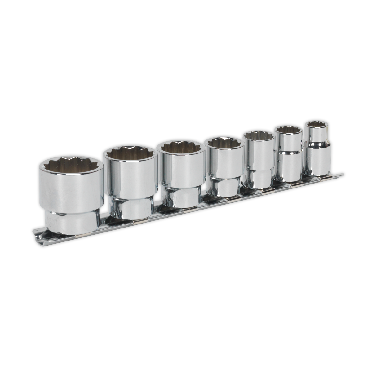Sealey Premier Whitworth Socket Set 3/8"Sq Drive 7pc Sealey 