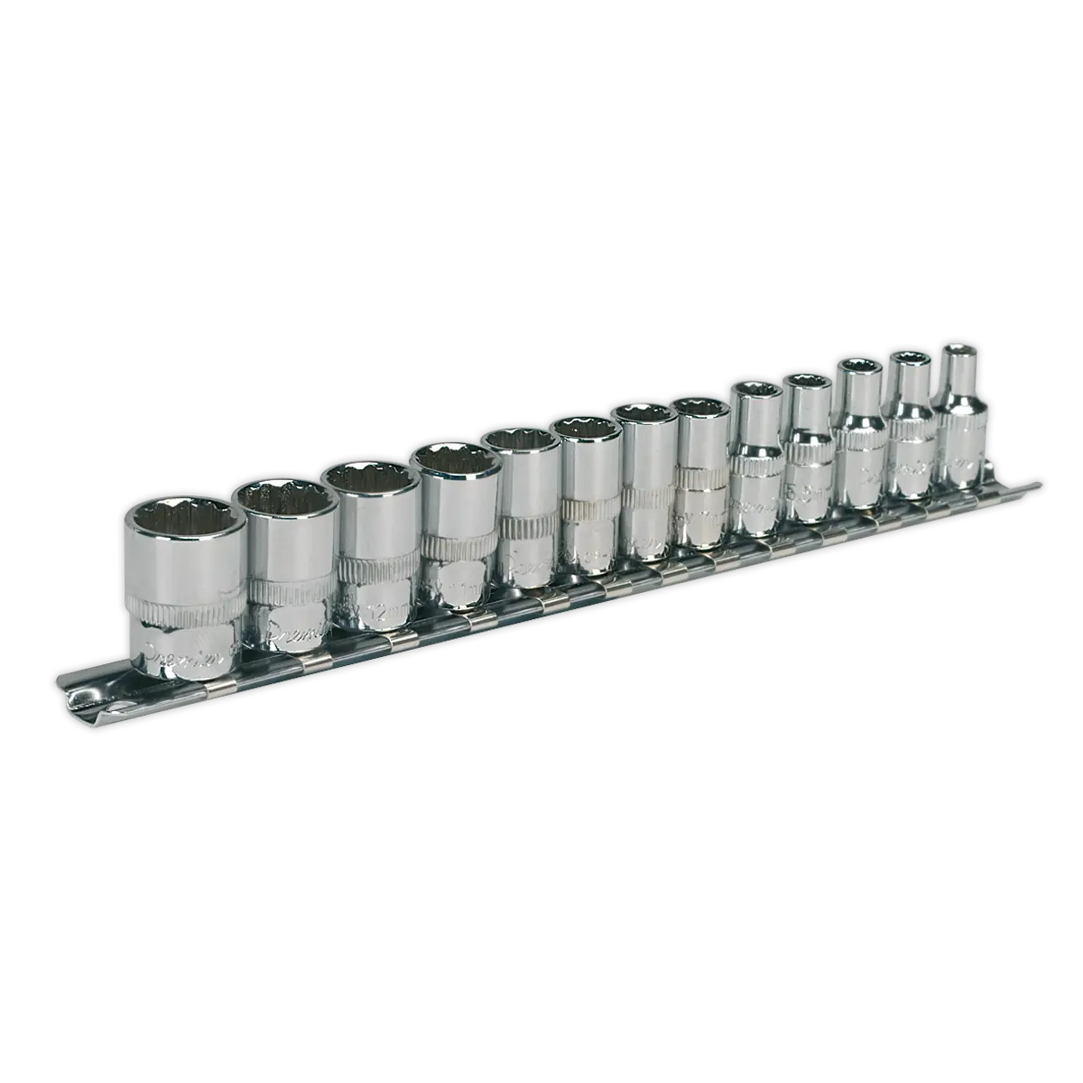 Sealey Premier Socket Set 1/4"Sq Drive 12-point 13pc Sealey 
