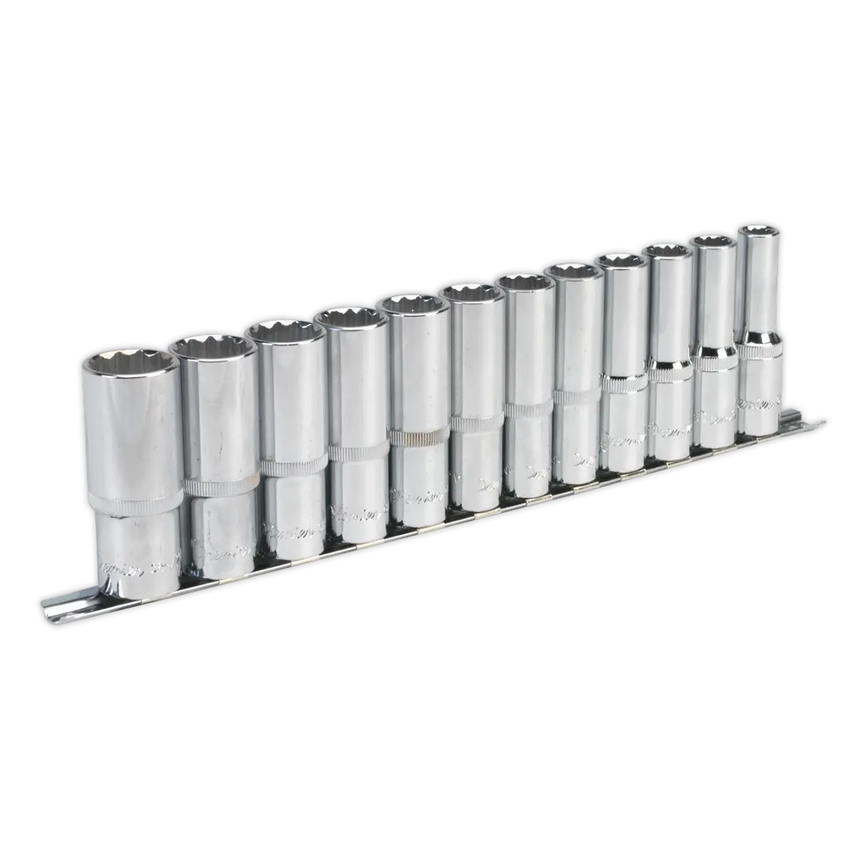 Sealey Premier Deep Socket Set 12-Point 1/2"Sq Drive 12pc Sealey 