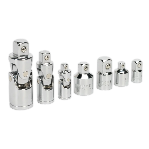 Sealey Premier Universal Joint & Socket Adaptor Set 7pc