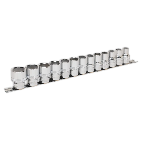 Sealey Premier Lock-On™ Socket Set 1/2"Sq Drive 13pc