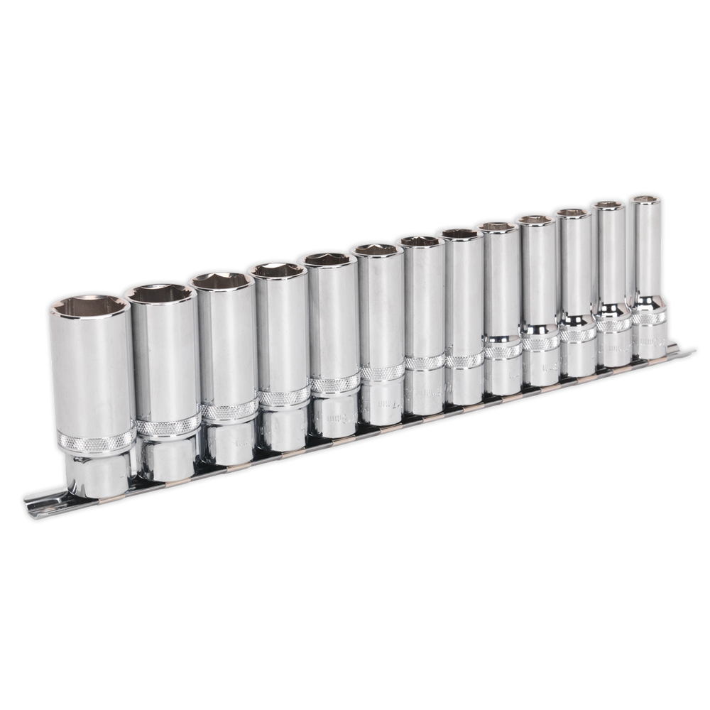 Sealey Premier Deep Lock-On™ Socket Set 1/2