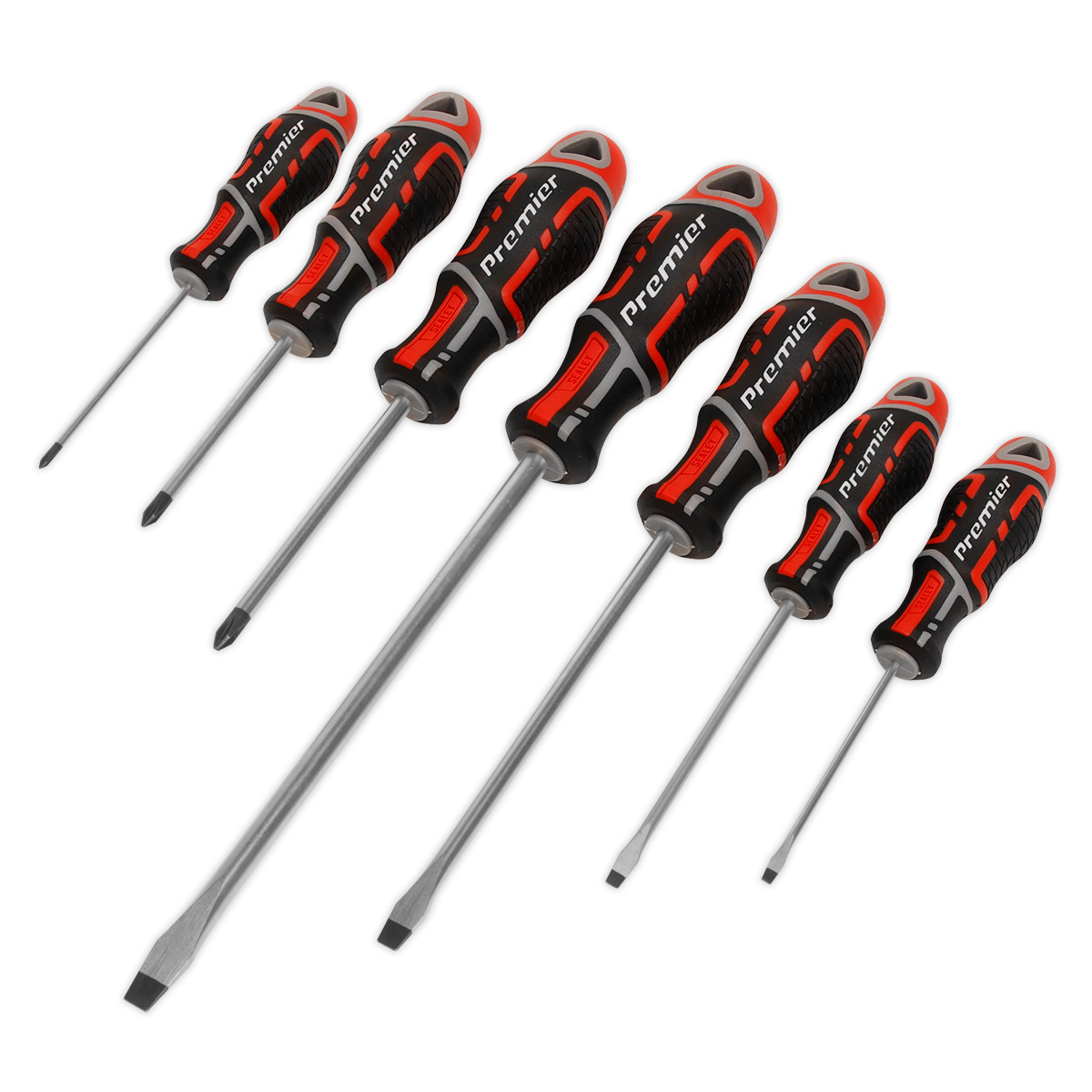 Sealey Premier GripMAX® Screwdriver Set 7pc