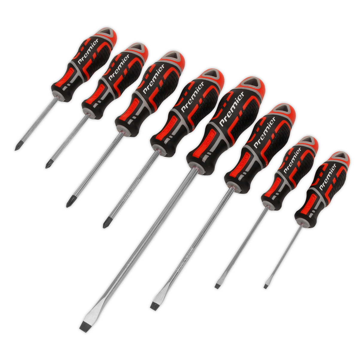 Sealey Premier GripMAX® Screwdriver Set 8pc
