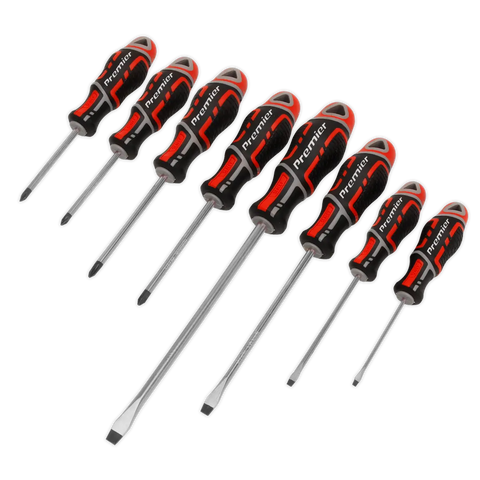 Sealey Premier GripMAX® Screwdriver Set 8pc