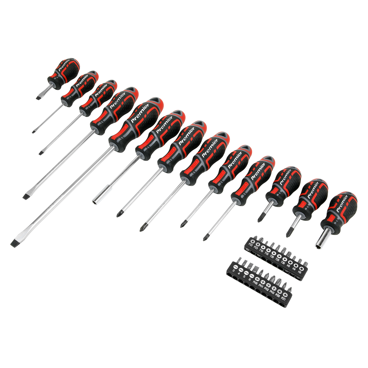 Sealey Premier GripMAX® Screwdriver & Bit Set 33pc