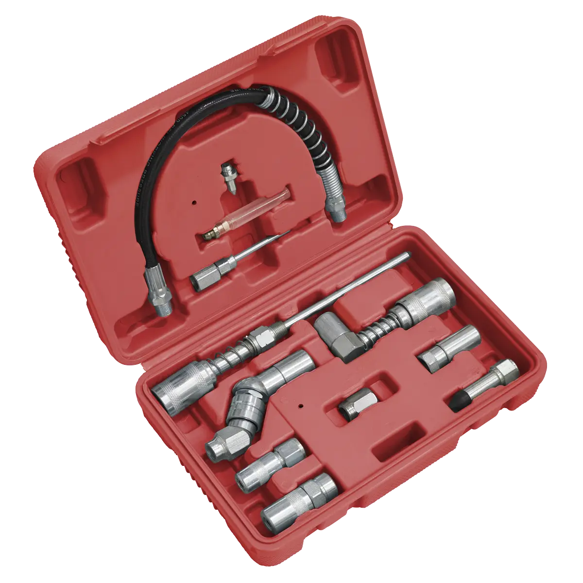 Sealey Grease Gun Adaptor Kit 12pc Sealey 
