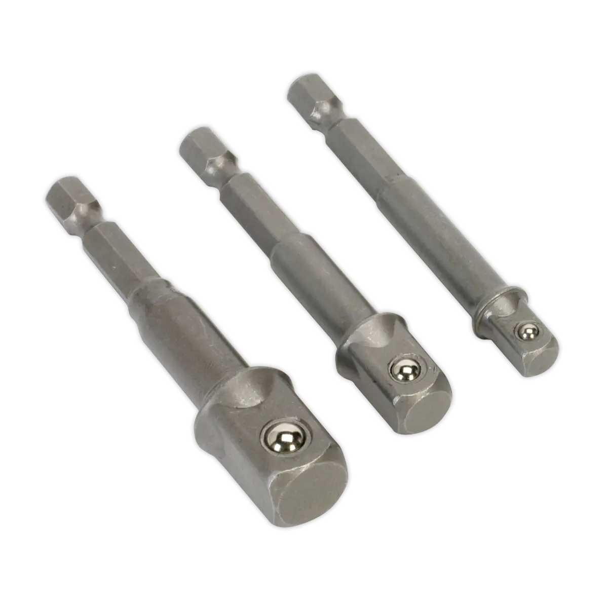 Sealey Premier Power Tool Socket Adaptor Set 3pc Sealey 