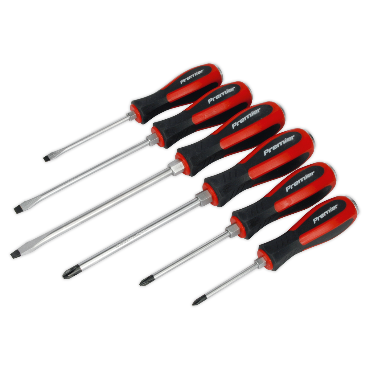 Sealey Premier Hammer-Thru Screwdriver Set