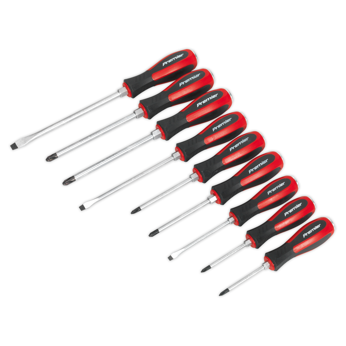 Sealey Premier Hammer-Thru Screwdriver Set
