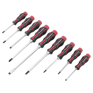 Sealey Premier Hammer-Thru Screwdriver Set 9pc