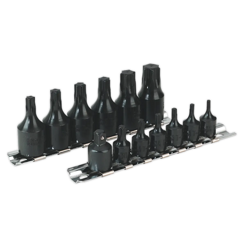 Sealey Premier TRX-Star* Socket Bit Set 1/4" & 3/8"Sq Drive 13pc