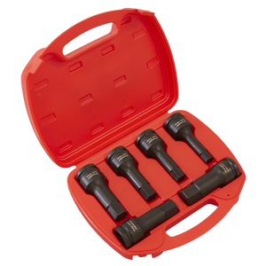 Sealey Premier Hex Impact Socket Bit Set 3/4