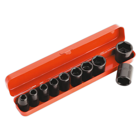 Sealey Premier Impact Socket Set 1/2"Sq Drive 10pc