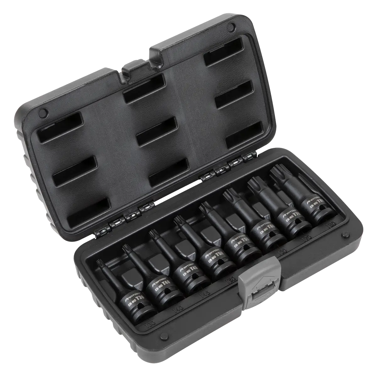 Sealey Premier TRX-Star* Impact Socket Bit Set 1/2"Sq Drive 8pc Sealey 