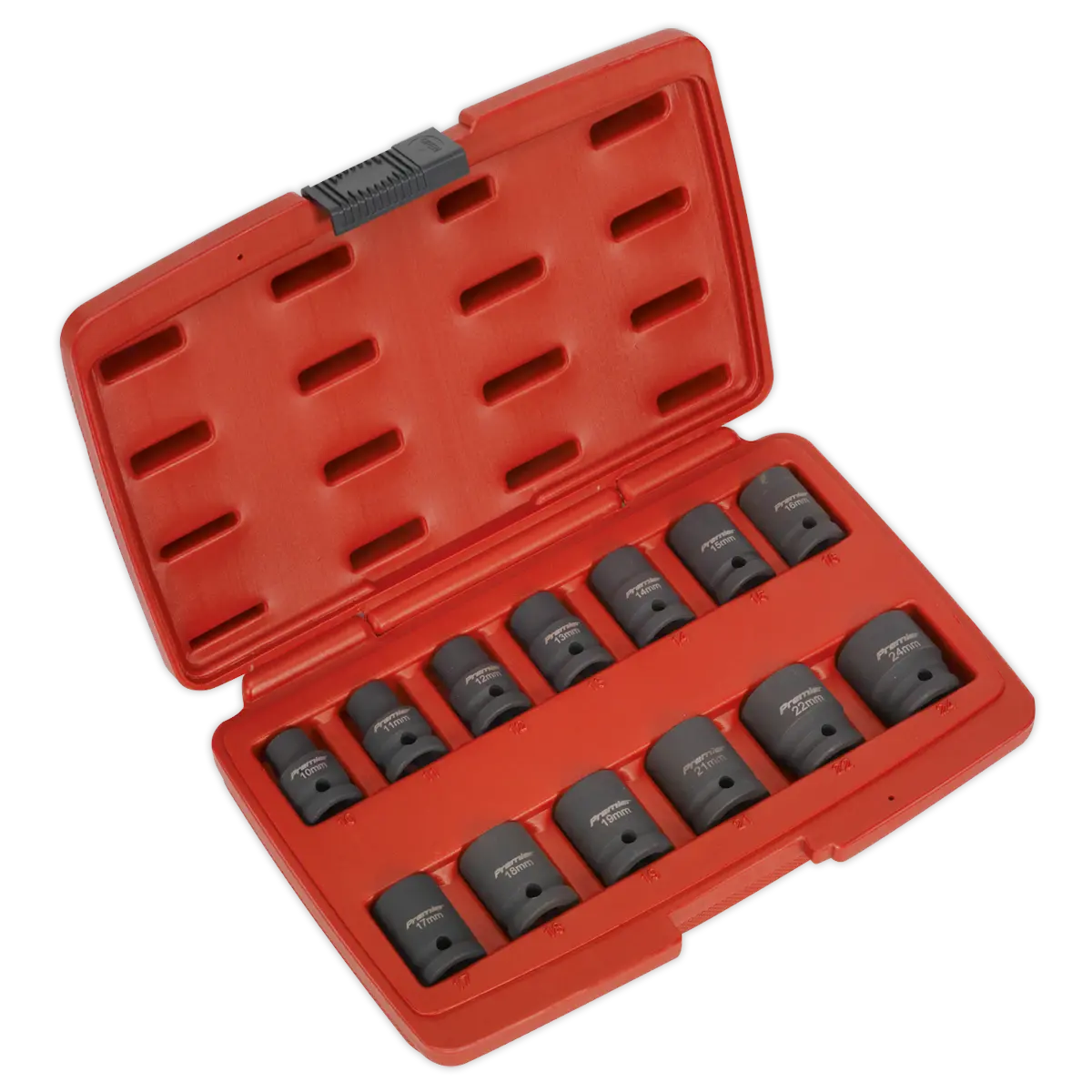 Sealey Premier Total Drive® Impact Socket Set 1/2"Sq Drive 13pc Sealey 